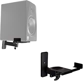 Adjustable Wall Mount Speaker Brackets for Home and Studio