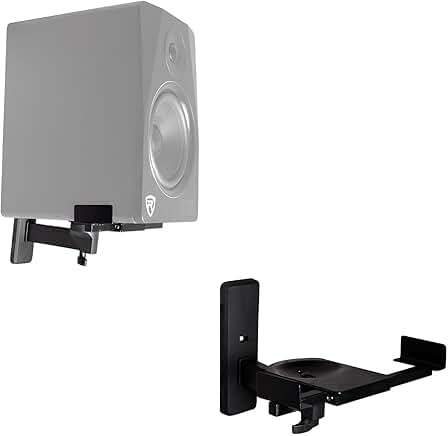 Adjustable Wall Mount Speaker Brackets for Home and Studio