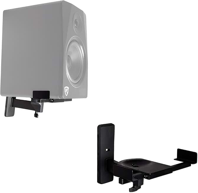 Adjustable Wall Mount Speaker Brackets for Home and Studio