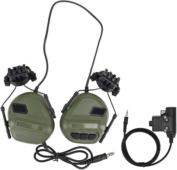 Tactical Headset with Microphone and PTT