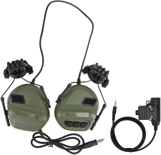 Tactical Headset with Microphone and PTT