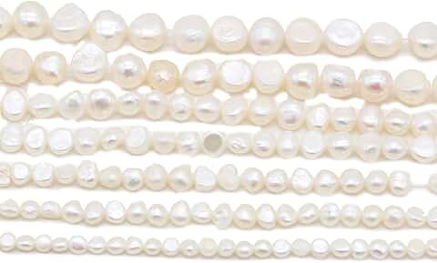 Freshwater Pearl Beads for Jewelry Making, 14 Inches, 2 Strands