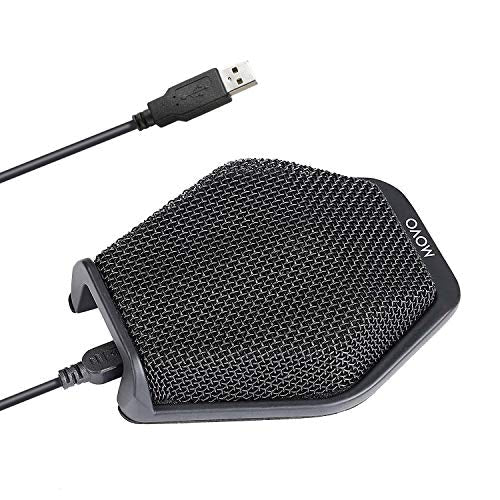 MC1000 Conference USB Microphone for Computer Desktop and Laptop with 180 / 20' Long Pick up Range Compatible with Windows and Mac for Dictation, Recording, YouTube, Conference Call, Skype