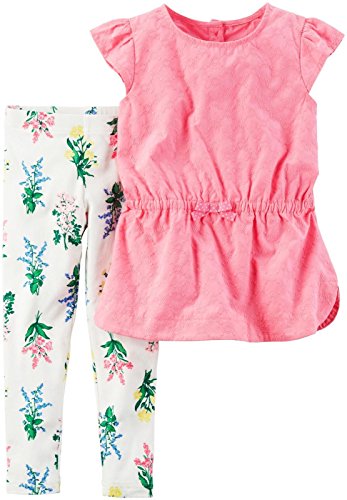 Baby Girls' 2 Pc Playwear Sets 239g336, Pink, 3M