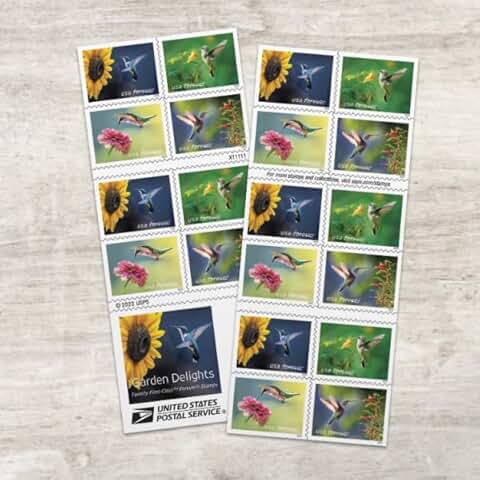Garden Delights Postage Stamps Booklet