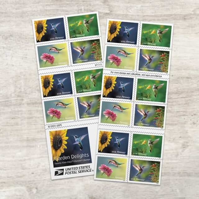 Garden Delights Postage Stamps Booklet