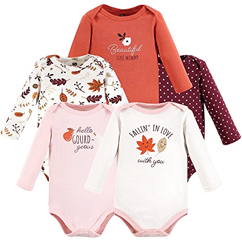 Uni   Cotton Long-Sleeve Bodysuits Fall, 0-3 Months