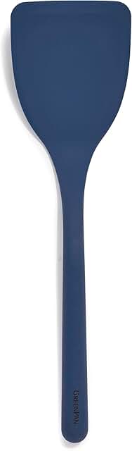 Blue Silicone Spatula for Cooking and Flipping