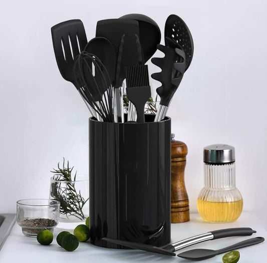 Set of 5 Wooden Cooking Utensils for Kitchen