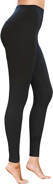 High Waist Tummy Control Ankle Leggings for Women