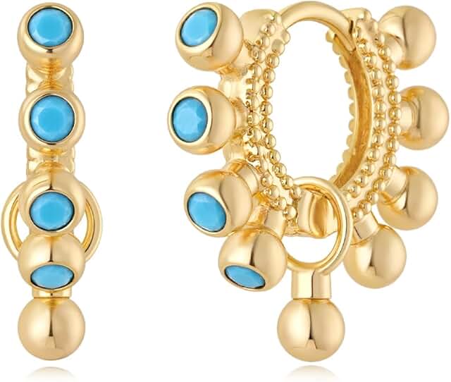 Small 14K Gold Filled Huggie Earrings for Women