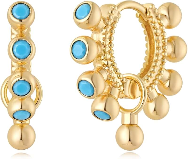 Small 14K Gold Filled Huggie Earrings for Women