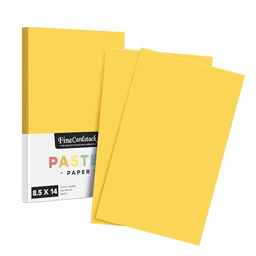Pastel Goldenrod Paper, 8.5x14, 50 Sheets