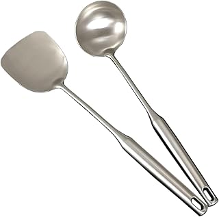 Kitchen Utensil Set with Stainless Steel Tools