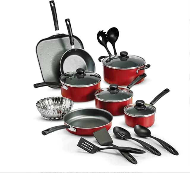 18-Piece Non-Stick Cookware Set