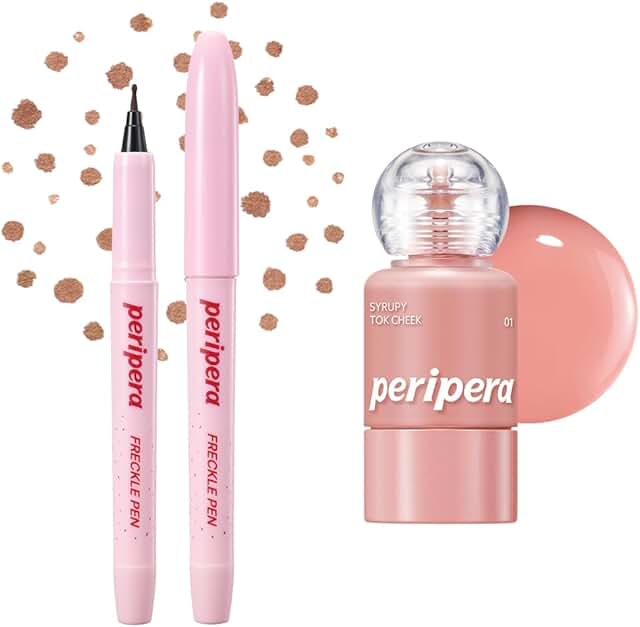 Freckle Pen Natural Brown and Cheek Tint Light Peach