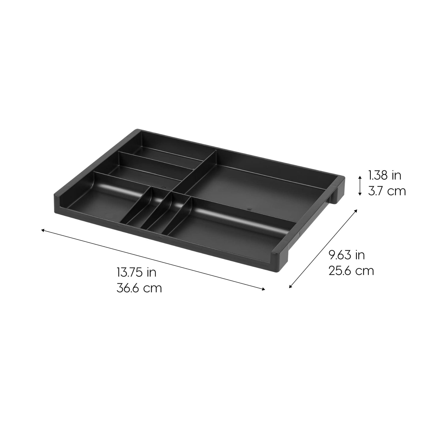 14x10 Inch Stacking Desktop Organizer Tray, 8 Pack