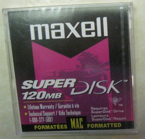 Superdisk Mac Formatted LS-120 3.5IN 120MB