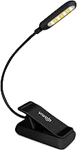 Rechargeable Clip-On Reading Light with 7 LEDs and 9 Brightness Levels