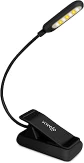 Rechargeable Clip-On Reading Light with 7 LEDs and 9 Brightness Levels