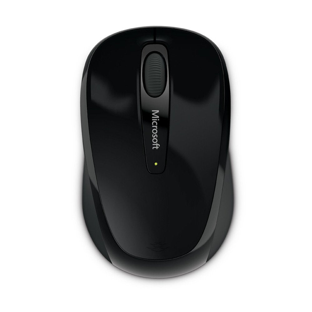 Wireless Mobile Mouse 3500 - Black. Comfortable design, Right/Left Hand Use, Wireless, USB 2.0 with Nano transceiver for PC/Laptop/Desktop, works with for Mac/Windows Computers