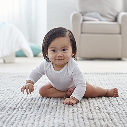 baby girls 3-pack Or 6-pack Long-sleeve Mitten-cuff Onesies infant and toddler bodysuits, White 6 Pack, Preemie US