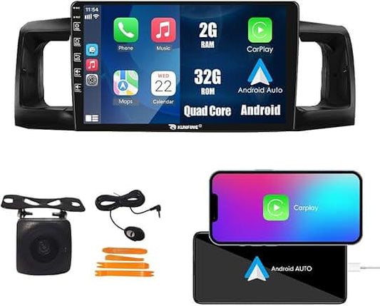 9-inch IPS Touchscreen Car Stereo with GPS for Corolla 2003-2007