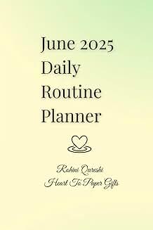 Daily Routine Planner for June 2025
