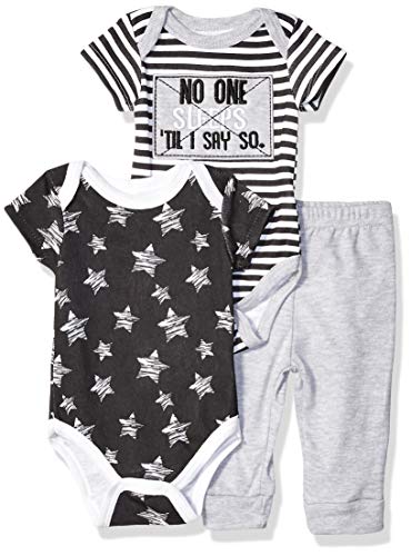Boys  Toddler One Sleeps 3 Pc Turn Me Around Pant Set, 0-3 Months