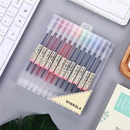 12 Pack Fine Point Gel Ink Pens