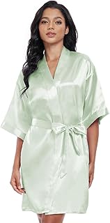 Lightweight Satin V-Neck Sleepwear for Women