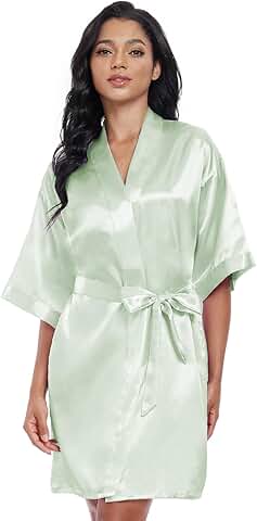 Lightweight Satin V-Neck Sleepwear for Women