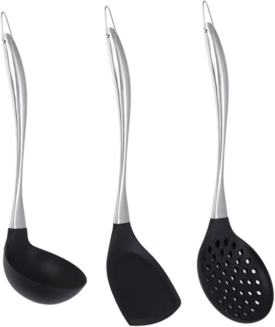 3-Piece Silicone Kitchen Utensil Set