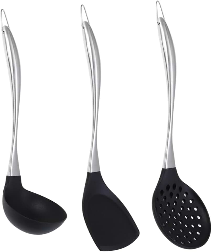 3-Piece Silicone Kitchen Utensil Set