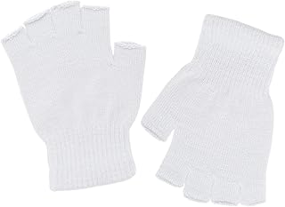 Warm Knit Half Finger Mittens for Men and Women