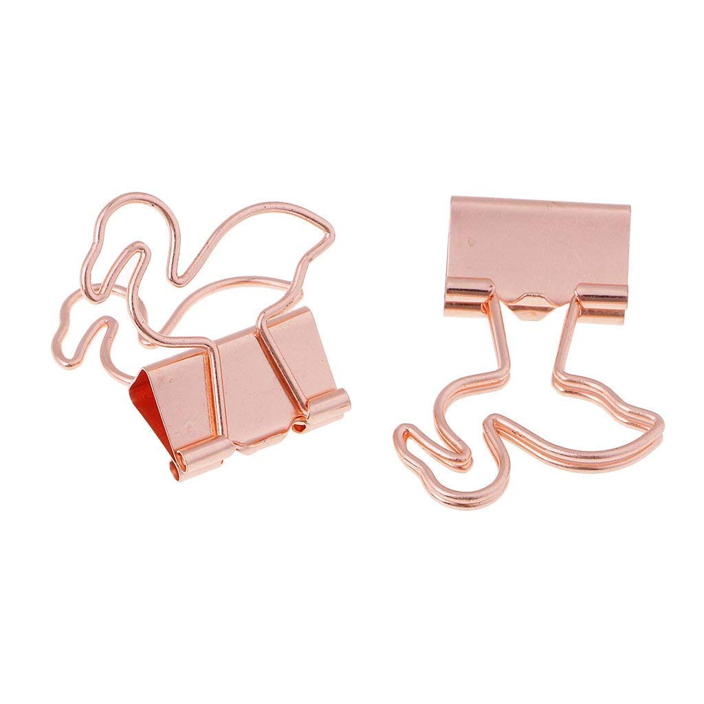 20 Flamingo Paper Clips for Office and School