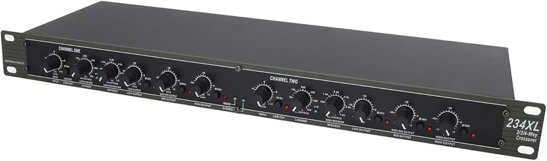50/60Hz Mono 4-Way Crossover for Outdoor Stage