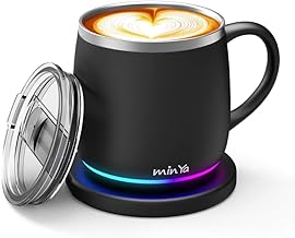 Self-Heating Smart Coffee Mug with RGB Display