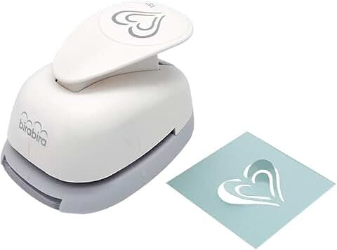 1.5-inch 3D Heart Punch for Paper Crafting