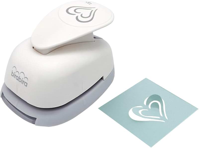 1.5-inch 3D Heart Punch for Paper Crafting