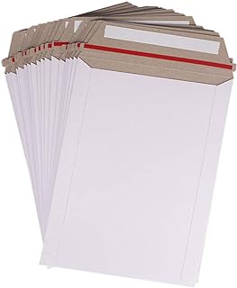 100 White Self Seal Photo and Document Mailers