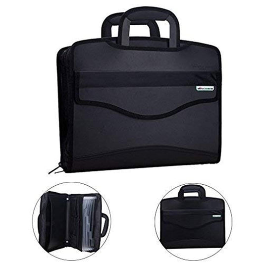 Waterproof Business Document Bag with Expandable Folder