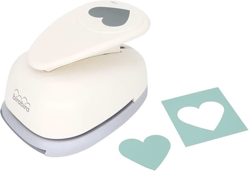 2.5" Lever Action Heart Punch for Paper Crafting