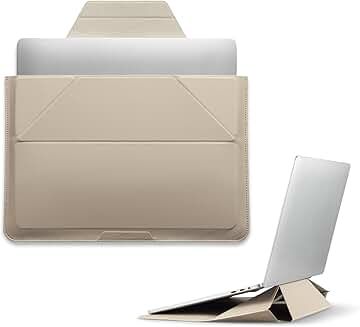 Slim 2-in-1 Laptop Sleeve and Stand for 14-inch Computers