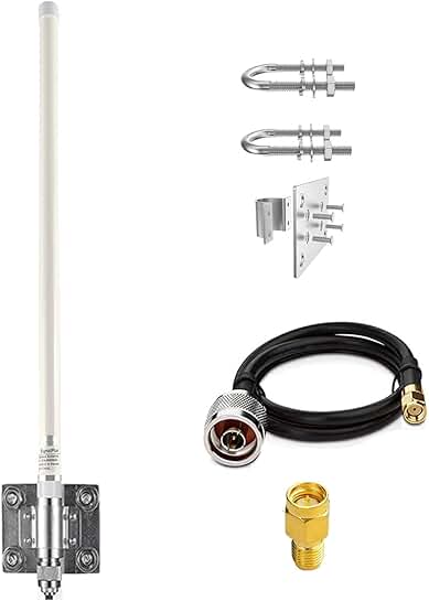 Long Range 8dBi LoRa Antenna with 16ft Cable