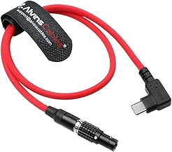 Ultra Soft Right Angle USB-C to 2 Pin Power Cable, 45cm
