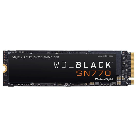 1TB SN770 NVMe Internal Gaming SSD Solid State Drive - Gen4 PCIe, M.2 2280, Up to 5,150 MB/s - WDS100T3X0E