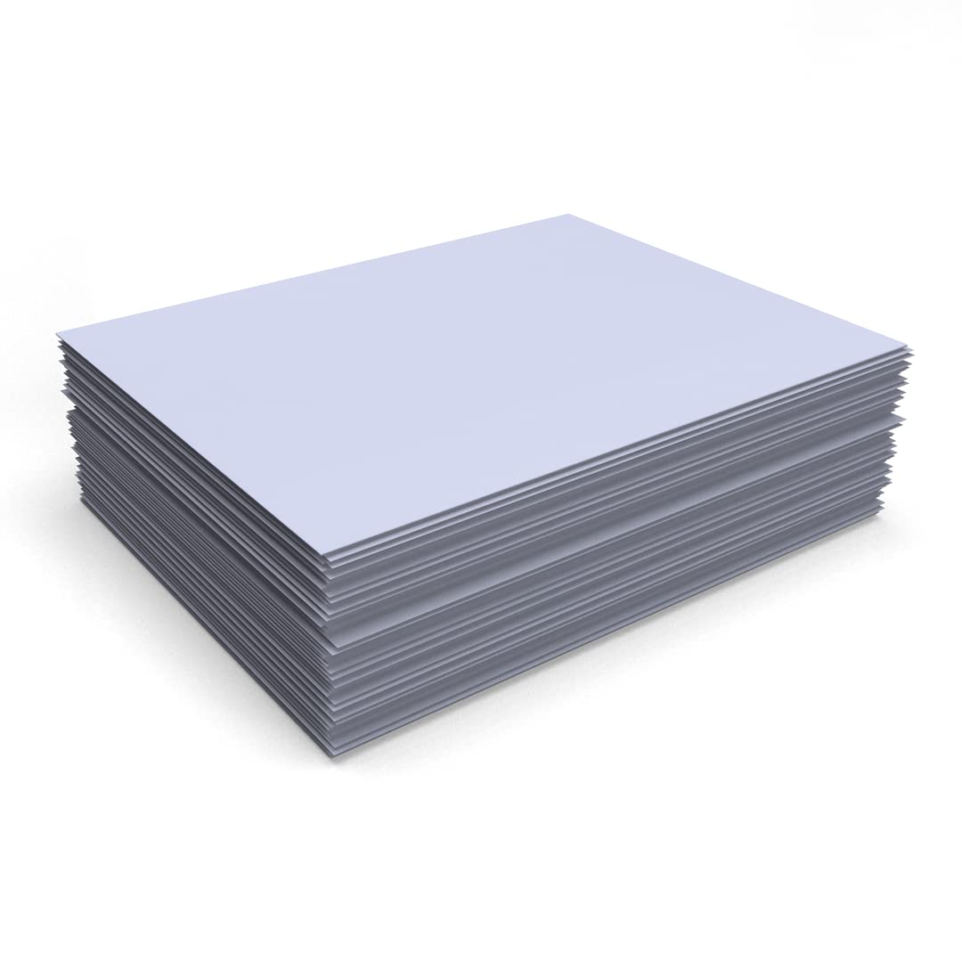 Lilac Purple Letter Size Paper, 80lb, 50 Sheets