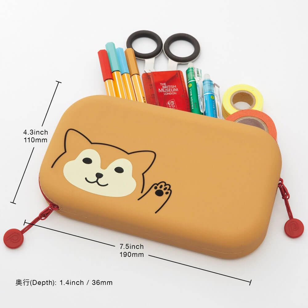 Pig Zipper Pouch, 7.5" x 1.5"