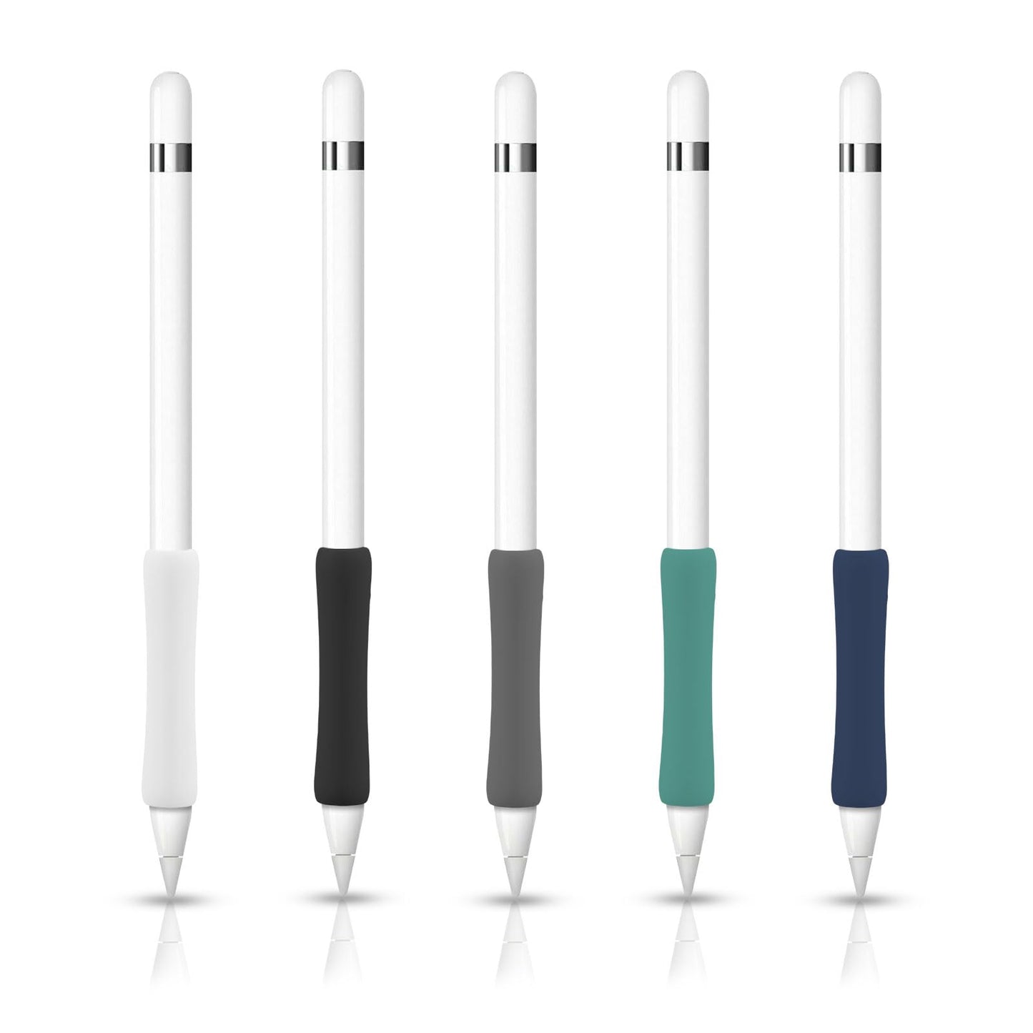 Colorful Silicone Grips for Apple Pencil and Stylus